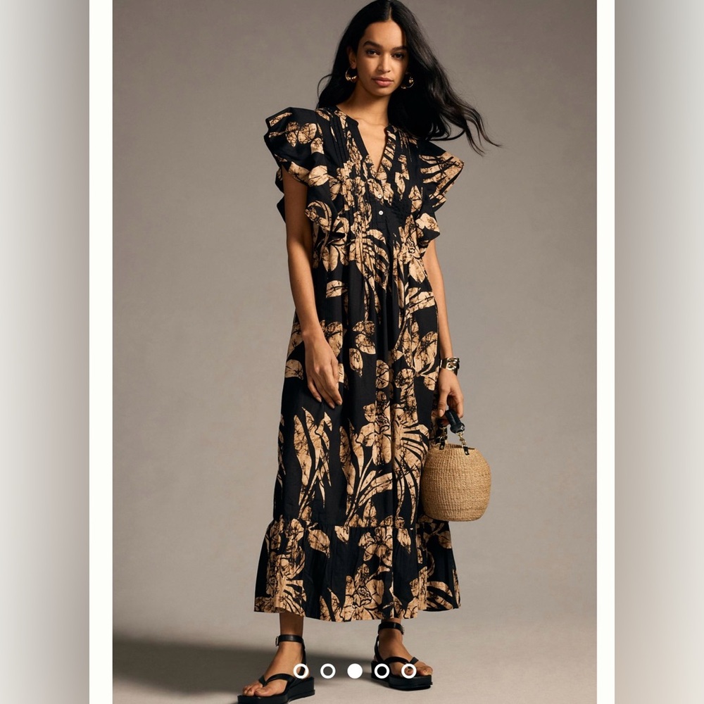 Anthropologie Maeve Cassandra Maxi Dress
